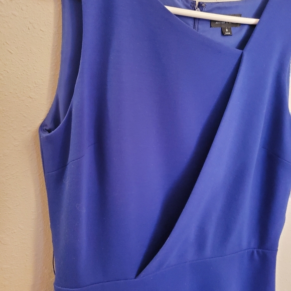 Tahari royal blue dress. - Picture 6 of 7